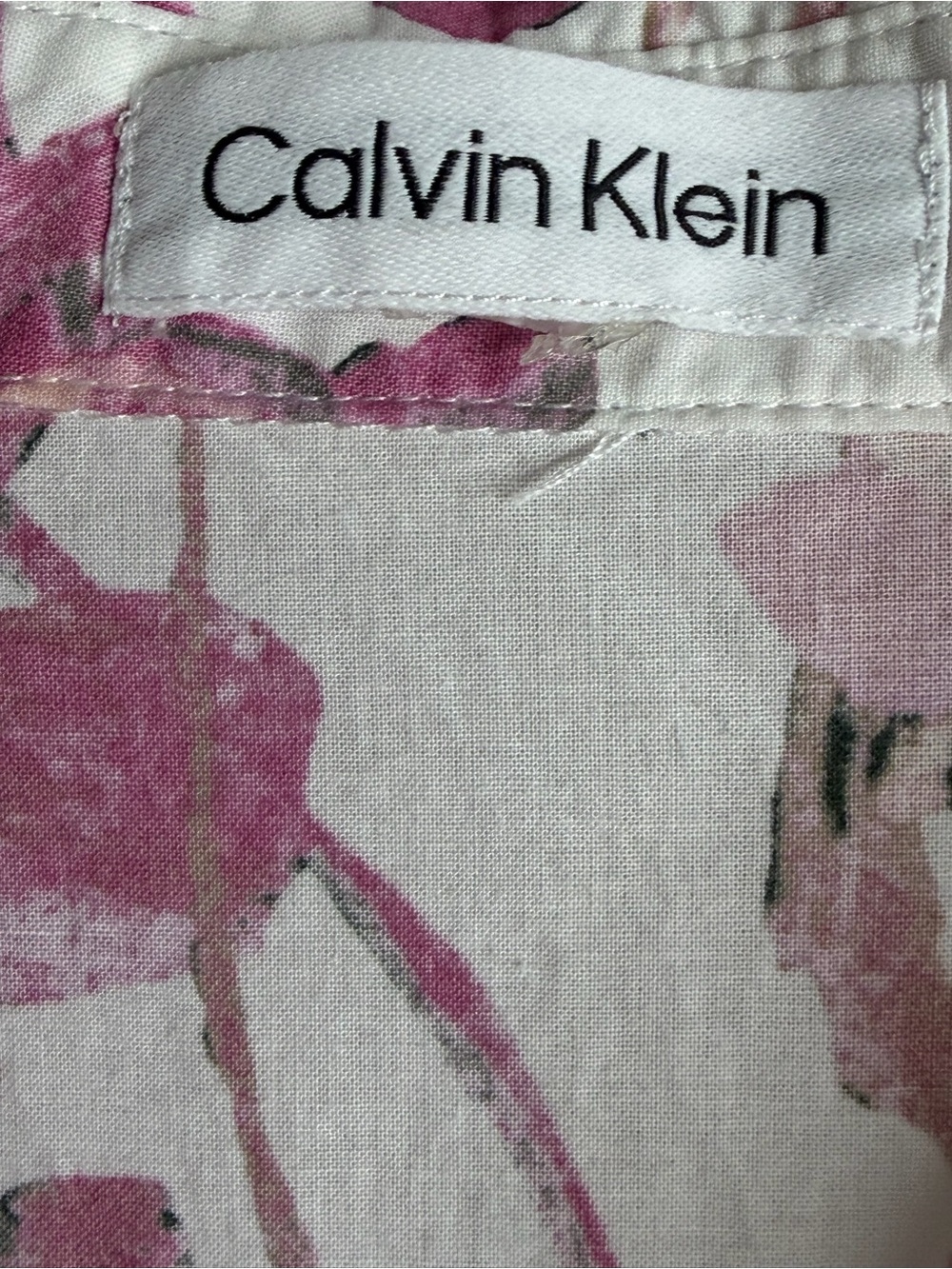 Calvin Klein Tiered Floral Midi Dress with Waist Tie  Medium Cottagecore summery - Picture 7 of 11